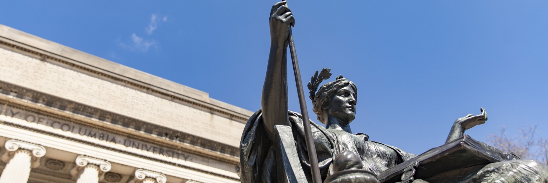 Alma Mater statue at Columbia University