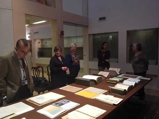 Private Exhibit of Columbia Archives at Columbia Rare Book Library